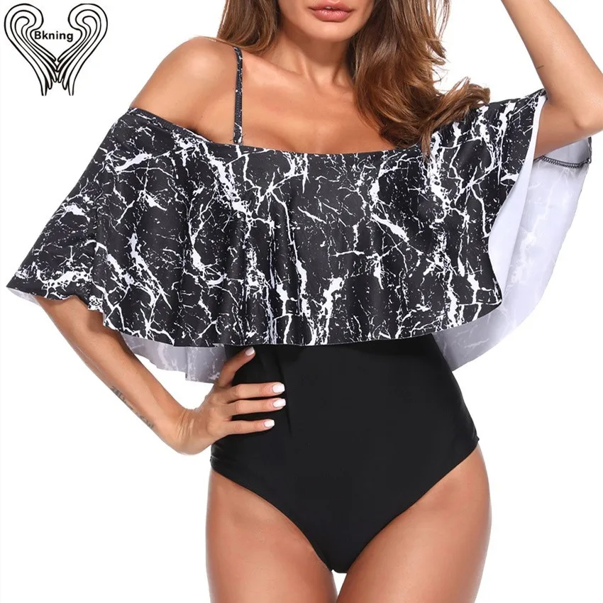 Marble Print Swimsuit Off Shoulder Swim Wear Push Up Bathing Suit 2019 Swimwear Women Plus Size Swim Suit Badpak Bathsuit S-XXXL
Marble Print Swimsuit Off Shoulder Swim Wear Push Up Bathing Suit 2019 Swimwear Women Plus Size Swim Suit Badpak Bathsuit S-XXXL