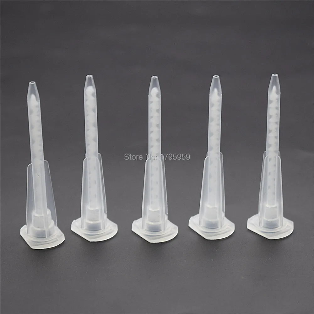5pc Plastic Static Mixer Tube Dispenser Epoxy Resin Adhesives Mixing Nozzles for Two Component Liquid Mixing Machine AB Glue Gun
5pc Plastic Static Mixer Tube Dispenser Epoxy Resin Adhesives Mixing Nozzles for Two Component Liquid Mixing Machine AB Glue Gun