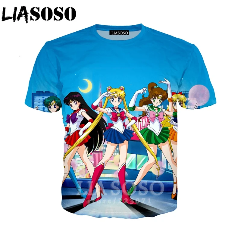 3D Print Summer New Sweatshirt Fashion Men Women Anime Sailor Moon Short Sleeve T-Shirt Unisex Casual Cute Pullover
3D Print Summer New Sweatshirt Fashion Men Women Anime Sailor Moon Short Sleeve T-Shirt Unisex Casual Cute Pullover