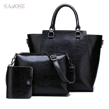 Women Handbag 3 Sets Casual Totes Classic Simple Designer Composite High Quality Fashion PU Leather Messenger Shoulder Bag
Women Handbag 3 Sets Casual Totes Classic Simple Designer Composite High Quality Fashion PU Leather Messenger Shoulder Bag