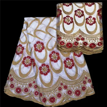 Latest big red and golden pattern 5 yards Satin Fabric and 2 yards net lace with golden beads KY40 white color WAX lace Fabric
Latest big red and golden pattern 5 yards Satin Fabric and 2 yards net lace with golden beads KY40 white color WAX lace Fabric