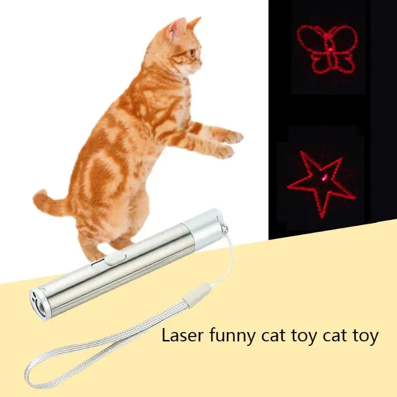 Infrared Animation Pet Cat LED Laser Pen Stainless Steel Kitten Interactive Pointer Training Toy Currency Detector Lamp Portable
Infrared Animation Pet Cat LED Laser Pen Stainless Steel Kitten Interactive Pointer Training Toy Currency Detector Lamp Portable