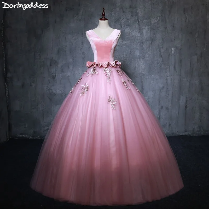 Pink Quinceanera Dresses Sweet 16 Dresses For 15 Years V Neck Backless Lace Ball Gown Prom Dresses Vestido De Quinceanera 2018
Pink Quinceanera Dresses Sweet 16 Dresses For 15 Years V Neck Backless Lace Ball Gown Prom Dresses Vestido De Quinceanera 2018