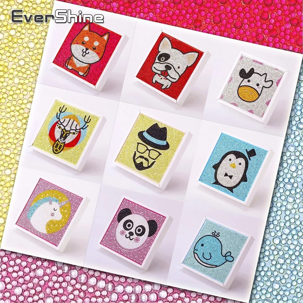 EverShine 5D Diamond Painting Cartoon Animals Special Shaped Diamond Embroidery Picture Of Rhinestone Children's Home Decoration
EverShine 5D Diamond Painting Cartoon Animals Special Shaped Diamond Embroidery Picture Of Rhinestone Children's Home Decoration