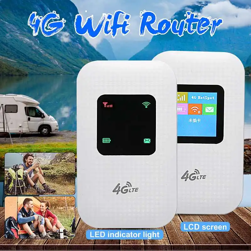 Multifunction 3G/4G Mobile Wireless Wifi Router Modem M100 2100mAh Charger 150Mbps Hotspot SIM TF Card Slot
Multifunction 3G/4G Mobile Wireless Wifi Router Modem M100 2100mAh Charger 150Mbps Hotspot SIM TF Card Slot