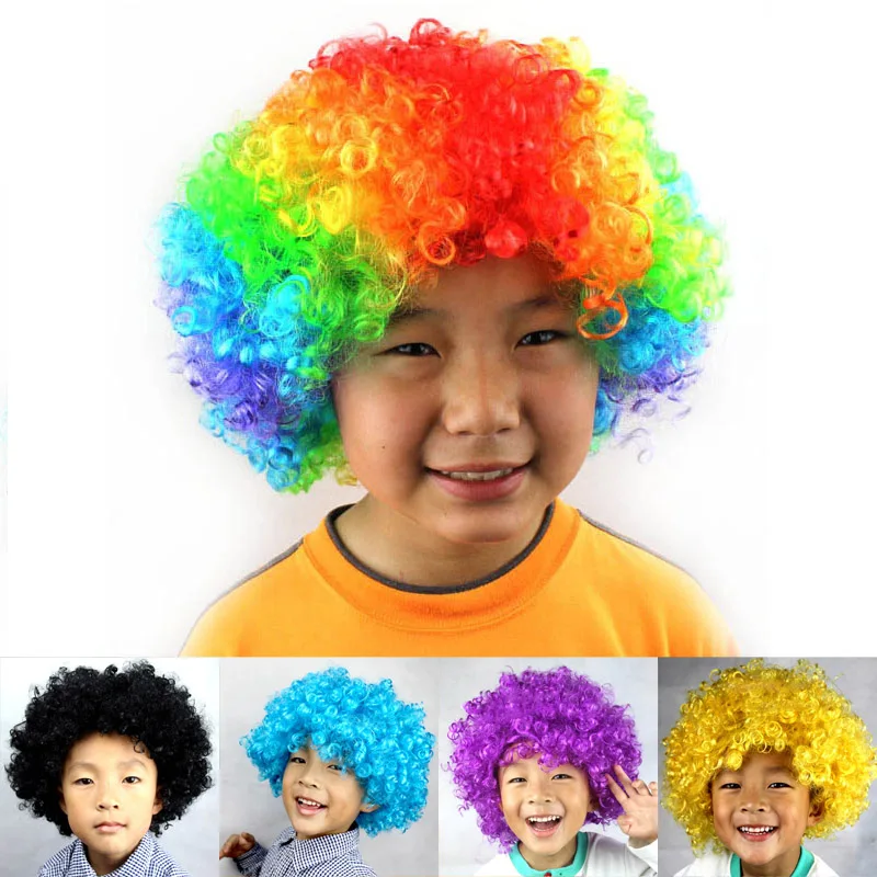 Clown Wig Role Playing Masquerade Short Curly Bang Head Fake Day Party Decoration Fluffy Funny Wig
Clown Wig Role Playing Masquerade Short Curly Bang Head Fake Day Party Decoration Fluffy Funny Wig