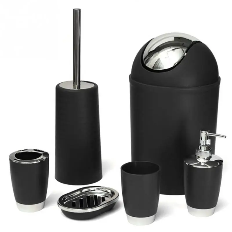 Drop Shipping 6Pcs/Set Bathroom Necessities Toothbrush Holder Toilet Brush Soap Dish Bin Cup Sprayer Bottle
Drop Shipping 6Pcs/Set Bathroom Necessities Toothbrush Holder Toilet Brush Soap Dish Bin Cup Sprayer Bottle
