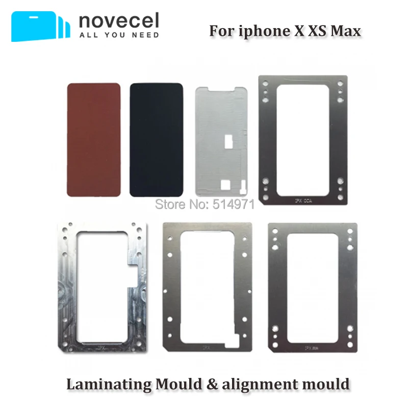 Novecel For iPhone X XS Max Laminating Moulds for Bubble-free Laminating Machine LCD Screen Laminator Moulds&Rubbers
Novecel For iPhone X XS Max Laminating Moulds for Bubble-free Laminating Machine LCD Screen Laminator Moulds&Rubbers