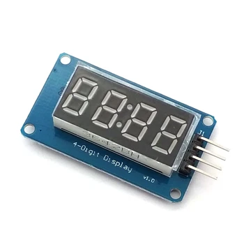 TM1637 4 Bits Digital LED Display Module For Arduino 7 Segment 0.36Inch Clock RED Anode Tube Four Serial Driver Board Pack
TM1637 4 Bits Digital LED Display Module For Arduino 7 Segment 0.36Inch Clock RED Anode Tube Four Serial Driver Board Pack