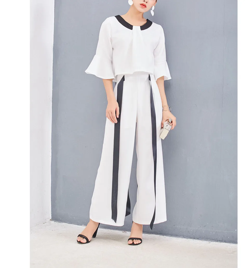 2 Piece Set Women Summer Chiffon Sexy Suits White Shirt Long Pants Tops And Trousers Sets Casual Women Clothing
2 Piece Set Women Summer Chiffon Sexy Suits White Shirt Long Pants Tops And Trousers Sets Casual Women Clothing
