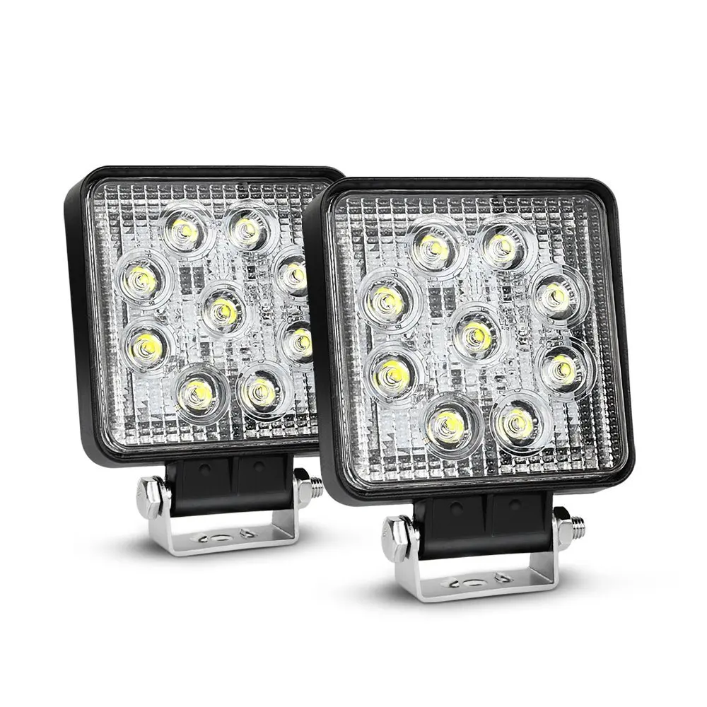 4.2" 27W LED Car Work Light Combo Floodlight 12/24V Square Offroad Light Lamp Worklight Draving Light for Car Truck Motorcycle
4.2" 27W LED Car Work Light Combo Floodlight 12/24V Square Offroad Light Lamp Worklight Draving Light for Car Truck Motorcycle