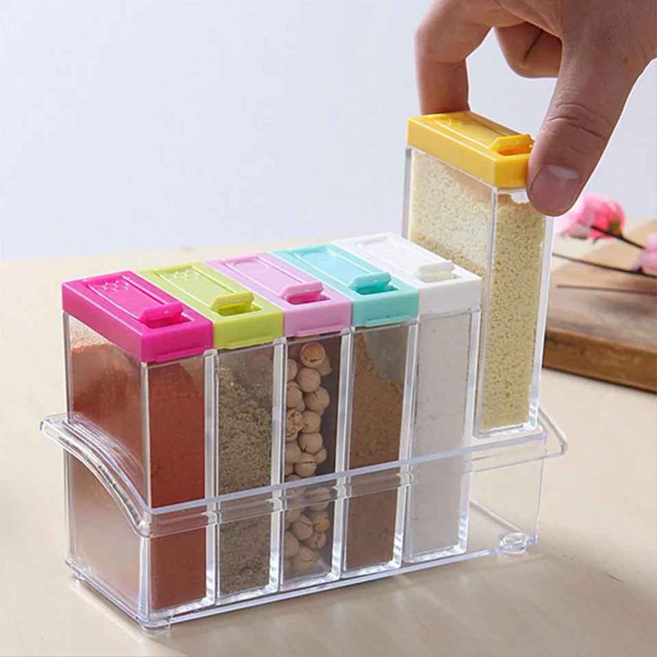 Kitchen Salt And Pepper Mill Set Spice Jar Seasoning Box PP Salt Shaker Plastic Organizer Spices Container Wedding Favors Gifts
Kitchen Salt And Pepper Mill Set Spice Jar Seasoning Box PP Salt Shaker Plastic Organizer Spices Container Wedding Favors Gifts