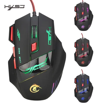 HXSJ H100 Dragon Gaming Mouse7D Adjustable Up to 5500 DPI 7 Colorful Backlight Wired Optical Programming Profession Mouse
HXSJ H100 Dragon Gaming Mouse7D Adjustable Up to 5500 DPI 7 Colorful Backlight Wired Optical Programming Profession Mouse