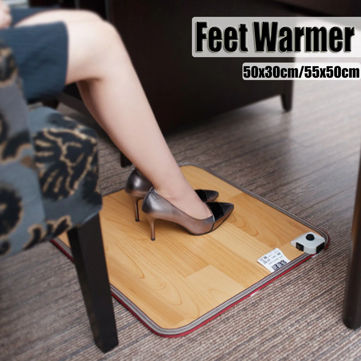 Foot Feet Warmer Electric Heating Mat Office Warm Feet Thermostat Heating Pad Home Heated Floor Carpet 50x30cm / 55x50cm
Foot Feet Warmer Electric Heating Mat Office Warm Feet Thermostat Heating Pad Home Heated Floor Carpet 50x30cm / 55x50cm