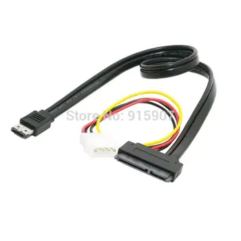 

Xiwai CY ESATA+USB combo DUAL Power ESATA +4pin IDE Power to SATA 22P/ 7+15pin HDD 5V 12V for 3.5" 2.5" Hard Disk Female Cable