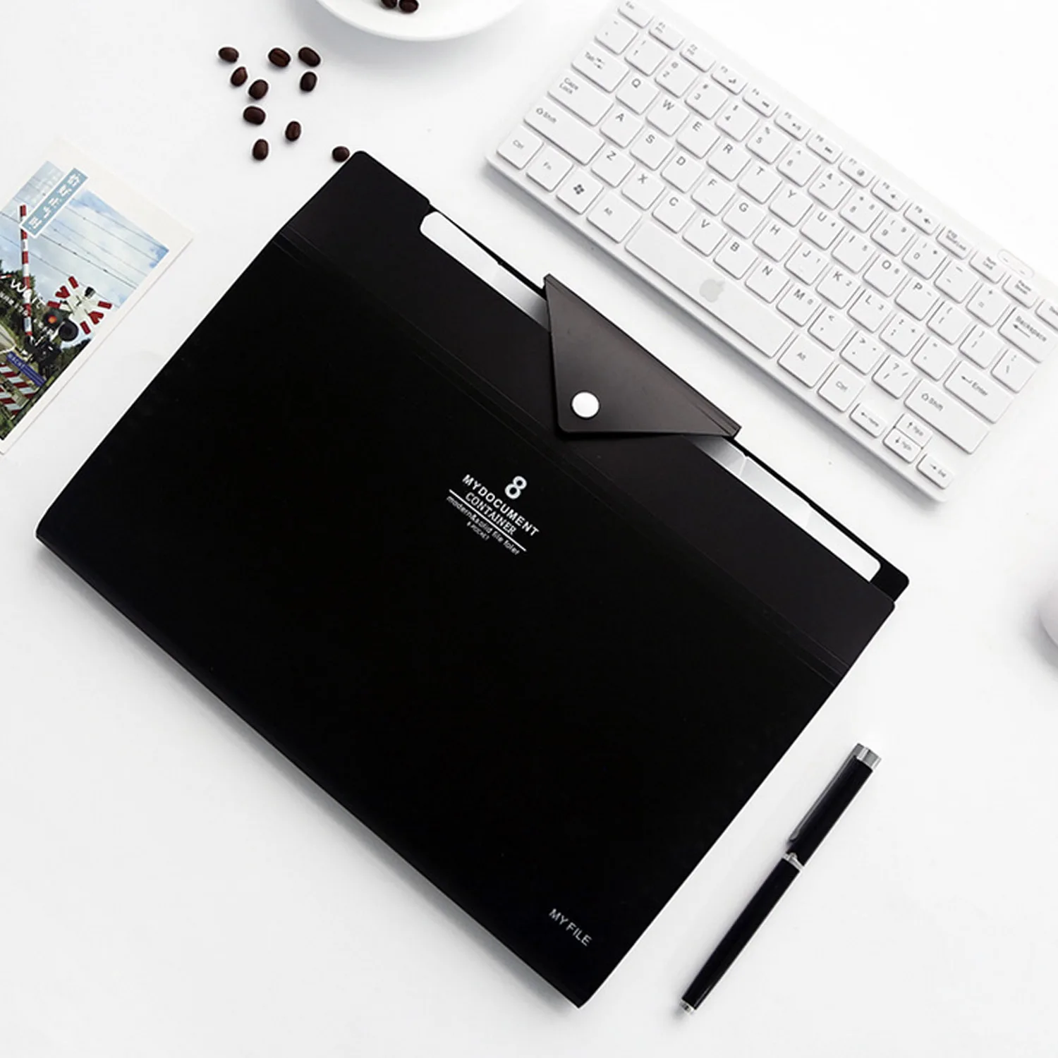 Portable 8 Pockets Document Folder Expanding File Organizer Holder for Home Office School Supplies
Portable 8 Pockets Document Folder Expanding File Organizer Holder for Home Office School Supplies