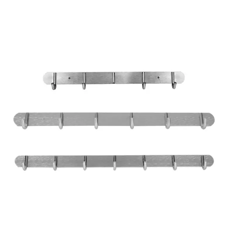5/6/7 Hooks Aluminum Alloy Wall Mounted Hooks Holes Bedroom Bathroom Wardrobe Coats Clothes Towel Hat Row Hooks Hanger Rack
5/6/7 Hooks Aluminum Alloy Wall Mounted Hooks Holes Bedroom Bathroom Wardrobe Coats Clothes Towel Hat Row Hooks Hanger Rack