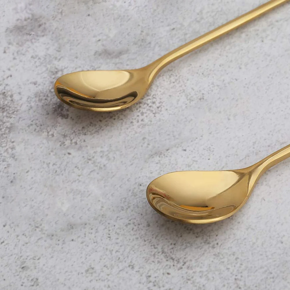 Coffee Stirring Spoon Stainless Steel Creative Branch Leaves Shape Creative Cutlery Dessert Spoon Jam Ice Cream Tea Spoon,Gold
Coffee Stirring Spoon Stainless Steel Creative Branch Leaves Shape Creative Cutlery Dessert Spoon Jam Ice Cream Tea Spoon,Gold