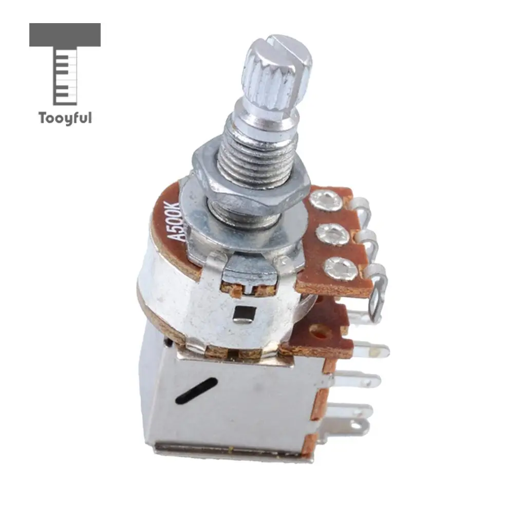 Tooyful Electric Guitar/Bass A500K Push Pull Potentiometer Switch for Musical Parts
Tooyful Electric Guitar/Bass A500K Push Pull Potentiometer Switch for Musical Parts