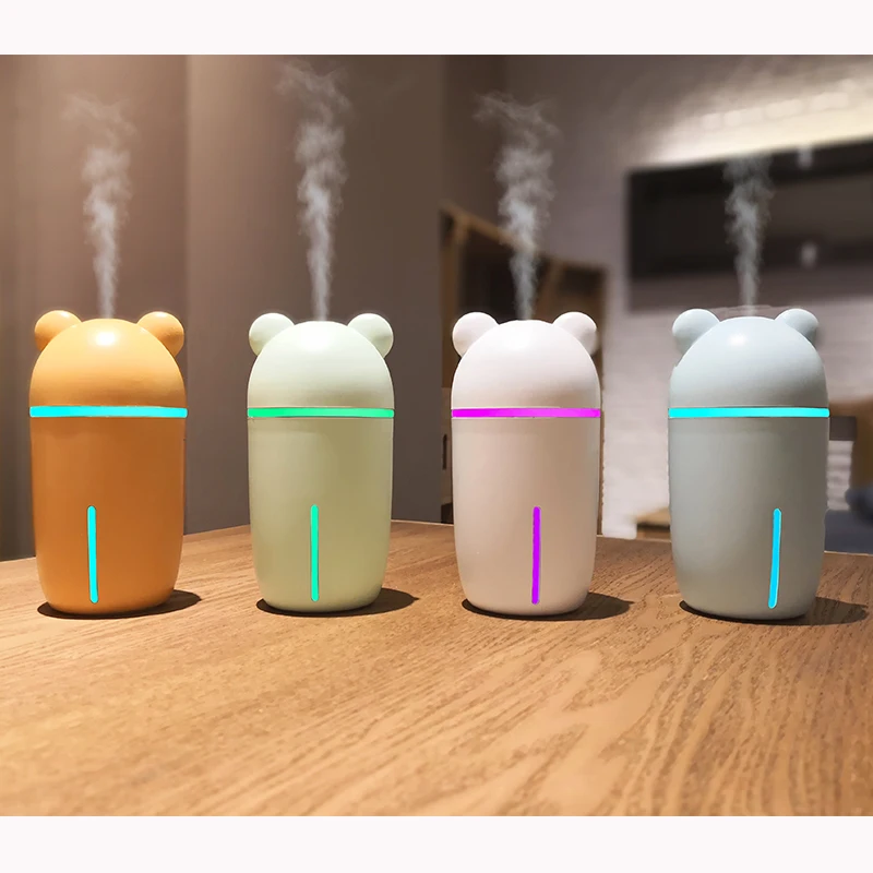 Household New Cute Bear Diffuser 4 Colors Humidifier Led Warm Night Light USB Cable Air Humidifier for Office Car
Household New Cute Bear Diffuser 4 Colors Humidifier Led Warm Night Light USB Cable Air Humidifier for Office Car