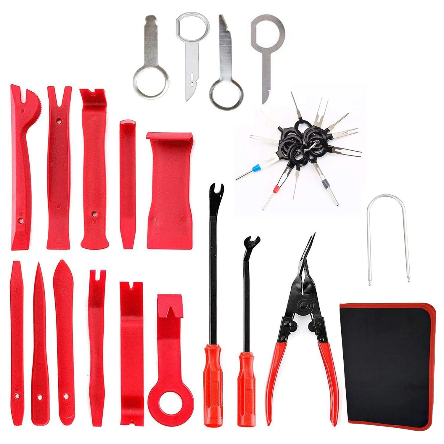 Car Trim Removal Tool 30pcs Auto Door Panel Removal Tool for Dash Center Console Installation and Remover with Terminal Remova
Car Trim Removal Tool 30pcs Auto Door Panel Removal Tool for Dash Center Console Installation and Remover with Terminal Remova