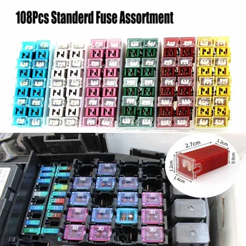 9/12/24/30/60/108pcs Car Fuse Box Automotive Japanese Auto Fuse Box Kit PAL LOW PROFILE JCASE Box Shaped Fuse Kit for Toyota
9/12/24/30/60/108pcs Car Fuse Box Automotive Japanese Auto Fuse Box Kit PAL LOW PROFILE JCASE Box Shaped Fuse Kit for Toyota