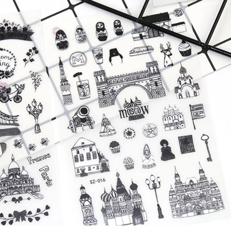 6pcs/bag Retro Building Sticker Kawaii Stationery Stickers PVC Flowers Stickers For Girls DIY Diary Scrapbooking Decoraitons
6pcs/bag Retro Building Sticker Kawaii Stationery Stickers PVC Flowers Stickers For Girls DIY Diary Scrapbooking Decoraitons