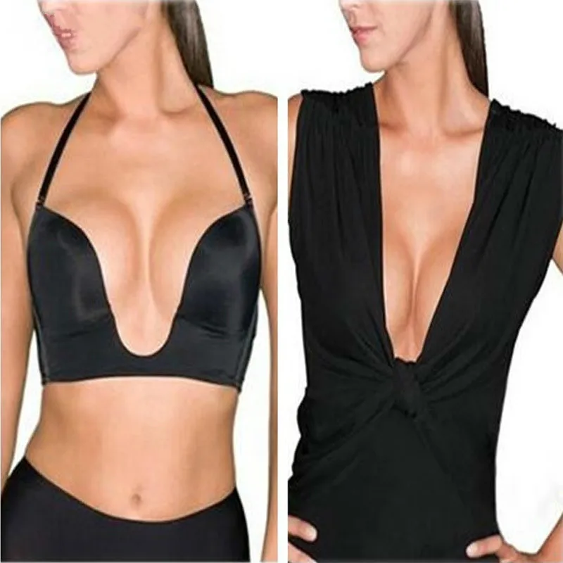 Formal Dress All-match Sexy Invisible Women's Underwear Bra Convertible Straps Solid Deep Unlined Plunge U Shape Push Up Bras
Formal Dress All-match Sexy Invisible Women's Underwear Bra Convertible Straps Solid Deep Unlined Plunge U Shape Push Up Bras