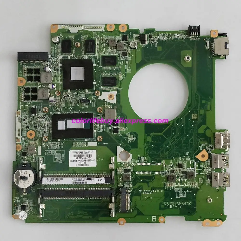 Натуральная 763727-601 763727-001 763727-501 DAY31AMB6C0 850 М/4GB i7-4510U материнская плата для ноутбука HP ENVY 17T-K000 17-K ноутбук ПК
Натуральная 763727-601 763727-001 763727-501 DAY31AMB6C0 850 М/4GB i7-4510U материнская плата для ноутбука HP ENVY 17T-K000 17-K ноутбук ПК