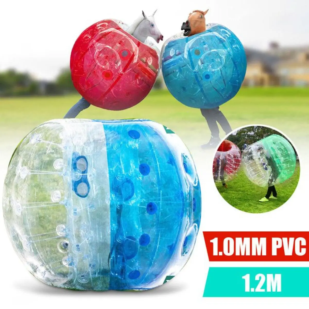 1Pcs 120cm Inflatable Bubble Ball Bumper Green/Red/Blue/Transparent Amazing Tear-Resistant Outdoor Ball for Children Kids Gift
1Pcs 120cm Inflatable Bubble Ball Bumper Green/Red/Blue/Transparent Amazing Tear-Resistant Outdoor Ball for Children Kids Gift