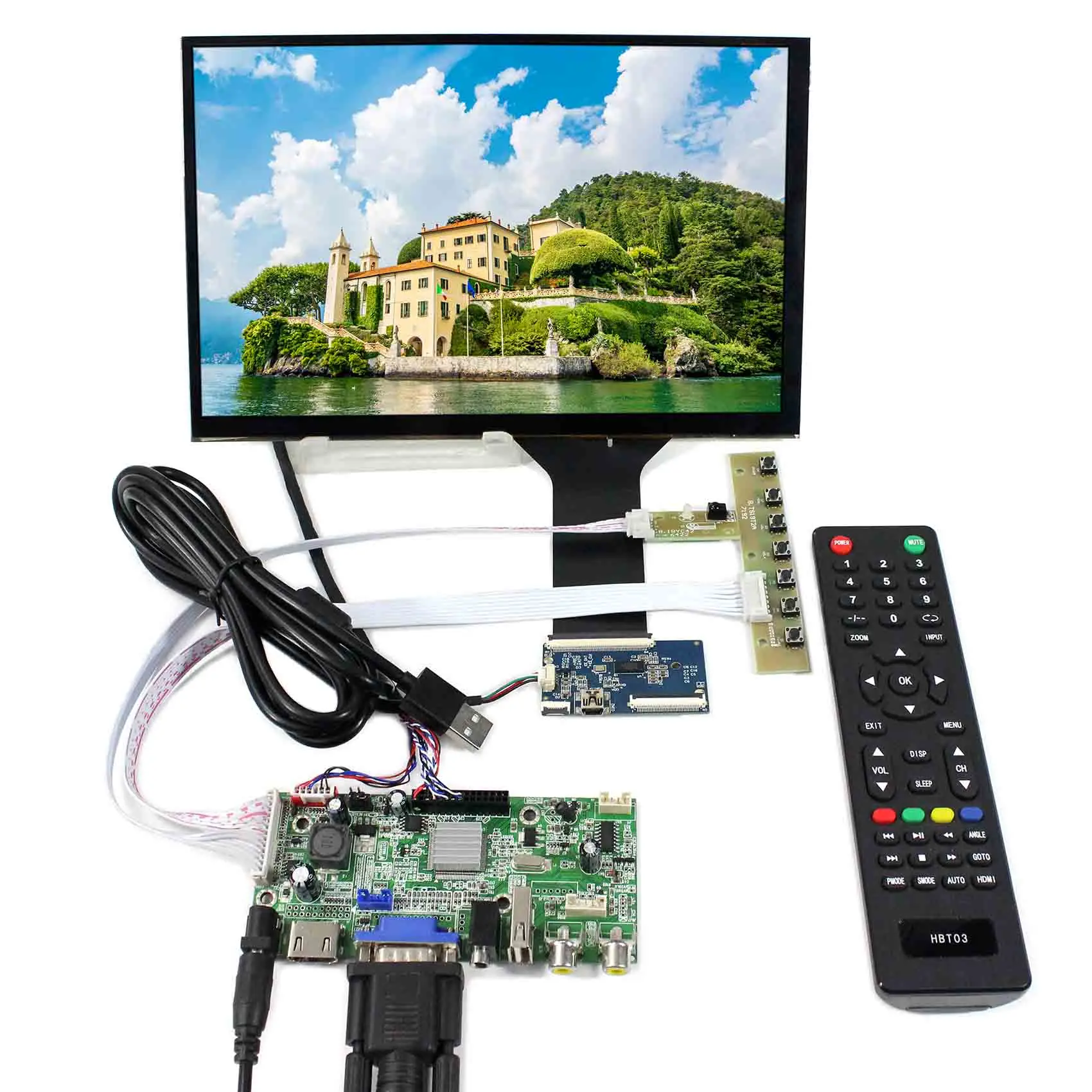 10.1inch B101EW05 or LP101WX1-SLP2 1280X800 LCD Screen With Capacitive Touch Panel with HD MI+VGA+AV+USB LCD Controller Board
10.1inch B101EW05 or LP101WX1-SLP2 1280X800 LCD Screen With Capacitive Touch Panel with HD MI+VGA+AV+USB LCD Controller Board