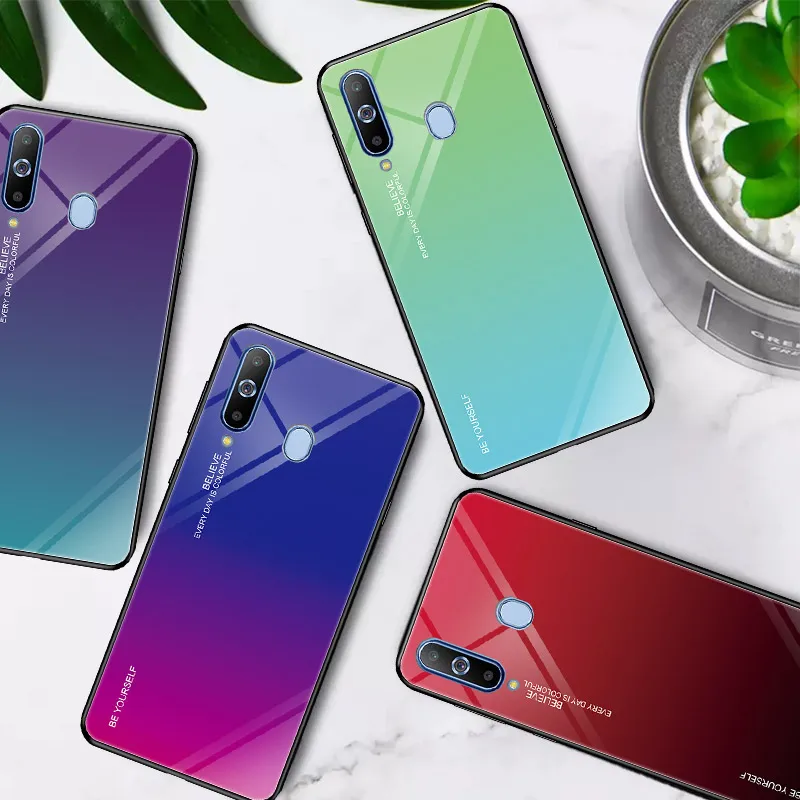 For Samsung Galaxy M20 M10 A30 A50 Case Tempered Glass Gradient Soft Silicone Frame Back Cover For Galaxy A20 A60 A40 A70 M30
For Samsung Galaxy M20 M10 A30 A50 Case Tempered Glass Gradient Soft Silicone Frame Back Cover For Galaxy A20 A60 A40 A70 M30