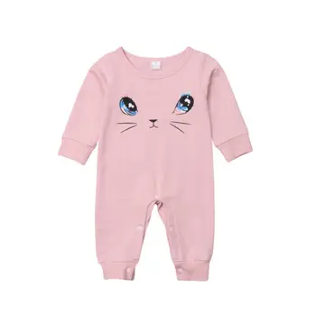 Cute Newborn Romper Toddler Baby Girls Cartoon Long Sleeve Jumpsuit Outfits Autumn Cat Autumn Clothes
Cute Newborn Romper Toddler Baby Girls Cartoon Long Sleeve Jumpsuit Outfits Autumn Cat Autumn Clothes