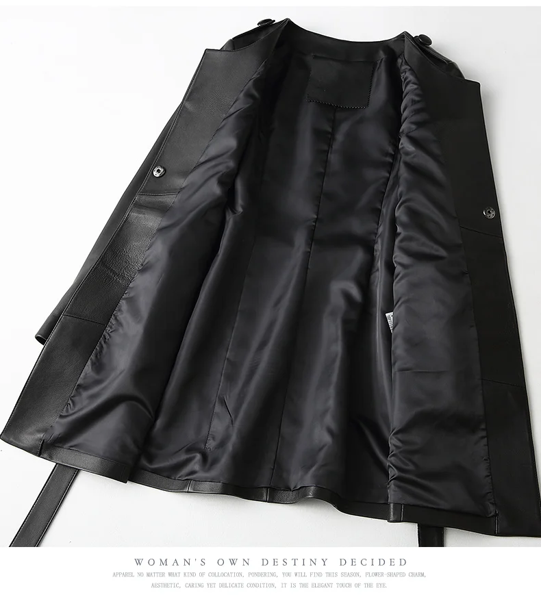 KMETRAM куртка из натуральной кожи женская весна 2020 Женская ветровка дубленка