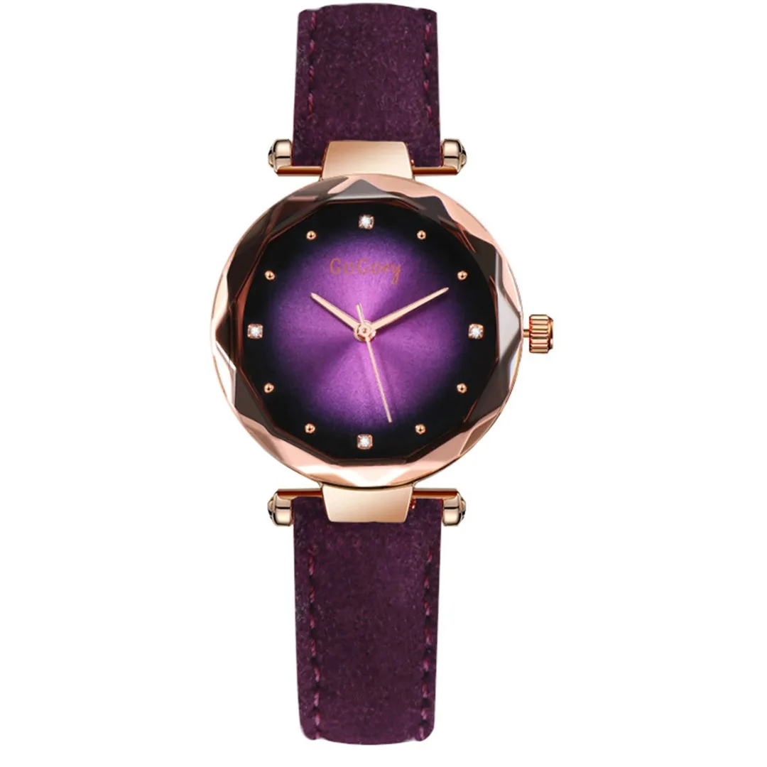 Shellhard Crystal Women Watches Fashion Women Prismatic Analog Quartz Wristwatch Elegant Ladies Dress PU Leather Watches
Shellhard Crystal Women Watches Fashion Women Prismatic Analog Quartz Wristwatch Elegant Ladies Dress PU Leather Watches