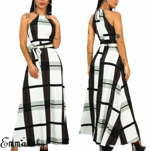 2019 Vintage Women Pliad Bandage Dresses Summer Halter Patchwork Lace Up Dress Sleeveless Hanging neck Beach Dress Vestidos
2019 Vintage Women Pliad Bandage Dresses Summer Halter Patchwork Lace Up Dress Sleeveless Hanging neck Beach Dress Vestidos