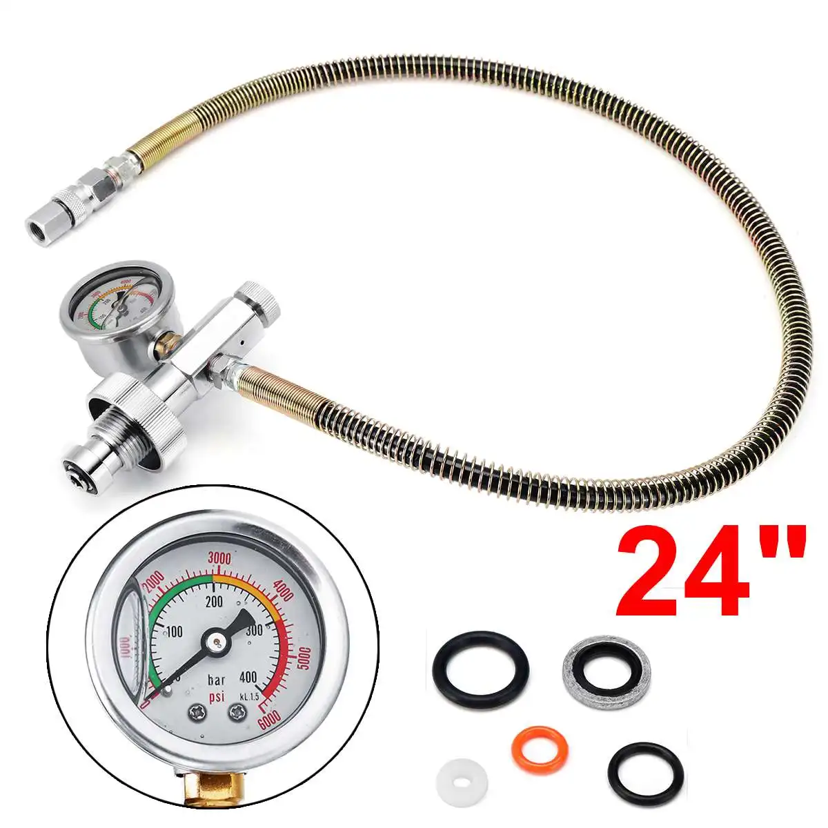 Paintball Air Guns Airsoft PCP Air Rifle Diving Stainless Steel DIN G5/8 Connect Fill Station Filling Charging Adaptor Gauge
Paintball Air Guns Airsoft PCP Air Rifle Diving Stainless Steel DIN G5/8 Connect Fill Station Filling Charging Adaptor Gauge