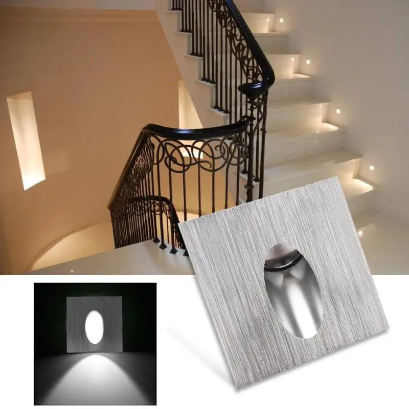 LED Stair Light Step Light Recessed buried lamp indoor 3W LED Recessed Stair Light AC 85-265V Aluminum Stairway Wall Corner Lamp
LED Stair Light Step Light Recessed buried lamp indoor 3W LED Recessed Stair Light AC 85-265V Aluminum Stairway Wall Corner Lamp
