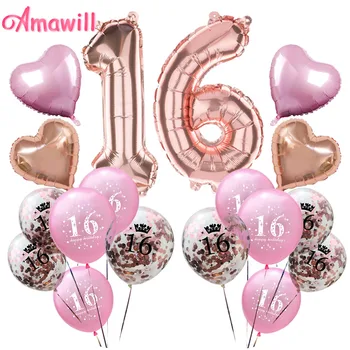 Amawill Sweet 16th Birthday Party Decorations Number 16 Balloons Pink 16th Latex Balloons Birthday Party Balloon For Adult 75D
Amawill Sweet 16th Birthday Party Decorations Number 16 Balloons Pink 16th Latex Balloons Birthday Party Balloon For Adult 75D