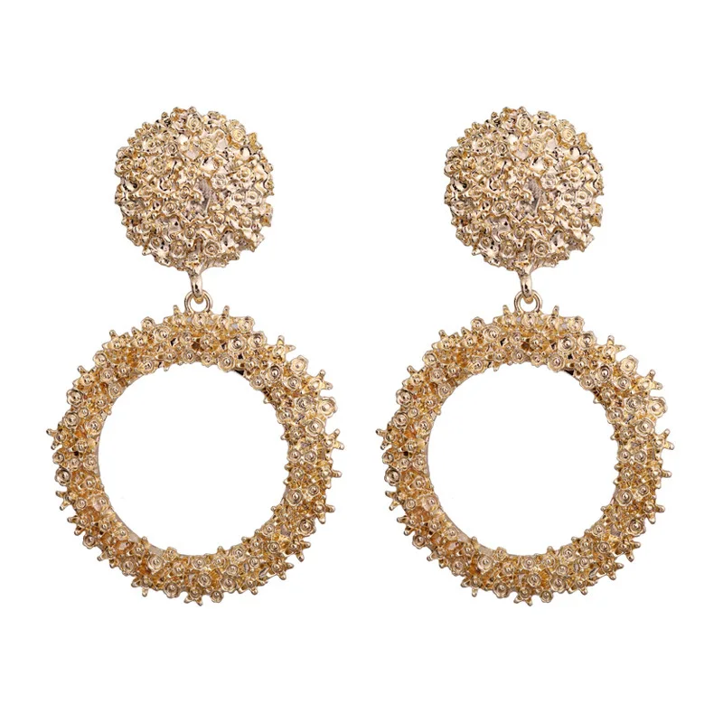 Round Vintage ZA Earrings For Women Gold Color Big Earrings Fashion Jewellery Statement Earings 2019 Trendy Brincos Jewelry
Round Vintage ZA Earrings For Women Gold Color Big Earrings Fashion Jewellery Statement Earings 2019 Trendy Brincos Jewelry