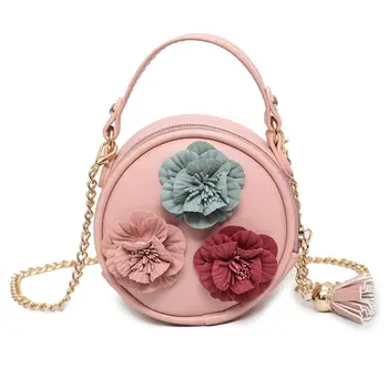 Autumn and Winter New Small Round Bag Cute Flower Handbags Purse Simple Shoulder Diagonal Package Trend
Autumn and Winter New Small Round Bag Cute Flower Handbags Purse Simple Shoulder Diagonal Package Trend
