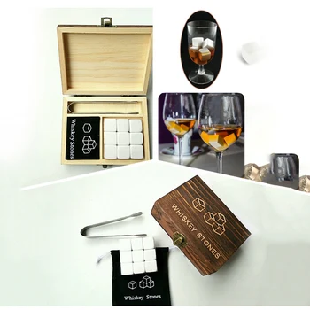 9pcs Whiskey Stones Whiskey Ice Stones Drinks Cooler Cubes Beer Rocks With Wood Case Pouch and Ice Clip Barware Bar Tool
9pcs Whiskey Stones Whiskey Ice Stones Drinks Cooler Cubes Beer Rocks With Wood Case Pouch and Ice Clip Barware Bar Tool