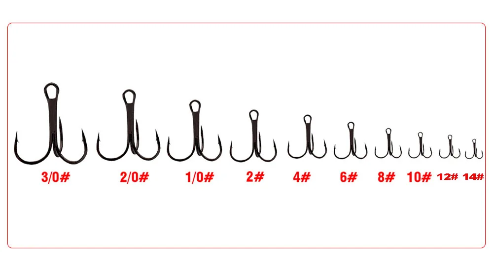 50pcs/Box Super Sharp ORIGIN Hook Treble Hooks 1/2/4/6/8/10/12/14# High Carbon Steel Treble Hooks Fishing Tackle
50pcs/Box Super Sharp ORIGIN Hook Treble Hooks 1/2/4/6/8/10/12/14# High Carbon Steel Treble Hooks Fishing Tackle