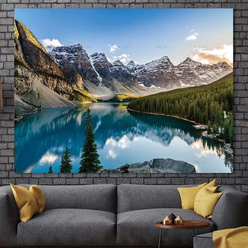 Decorative Pictures scenery posters Print Lake Landscape Canvas Painting Unframed Prints Wall art for Living Room
Decorative Pictures scenery posters Print Lake Landscape Canvas Painting Unframed Prints Wall art for Living Room