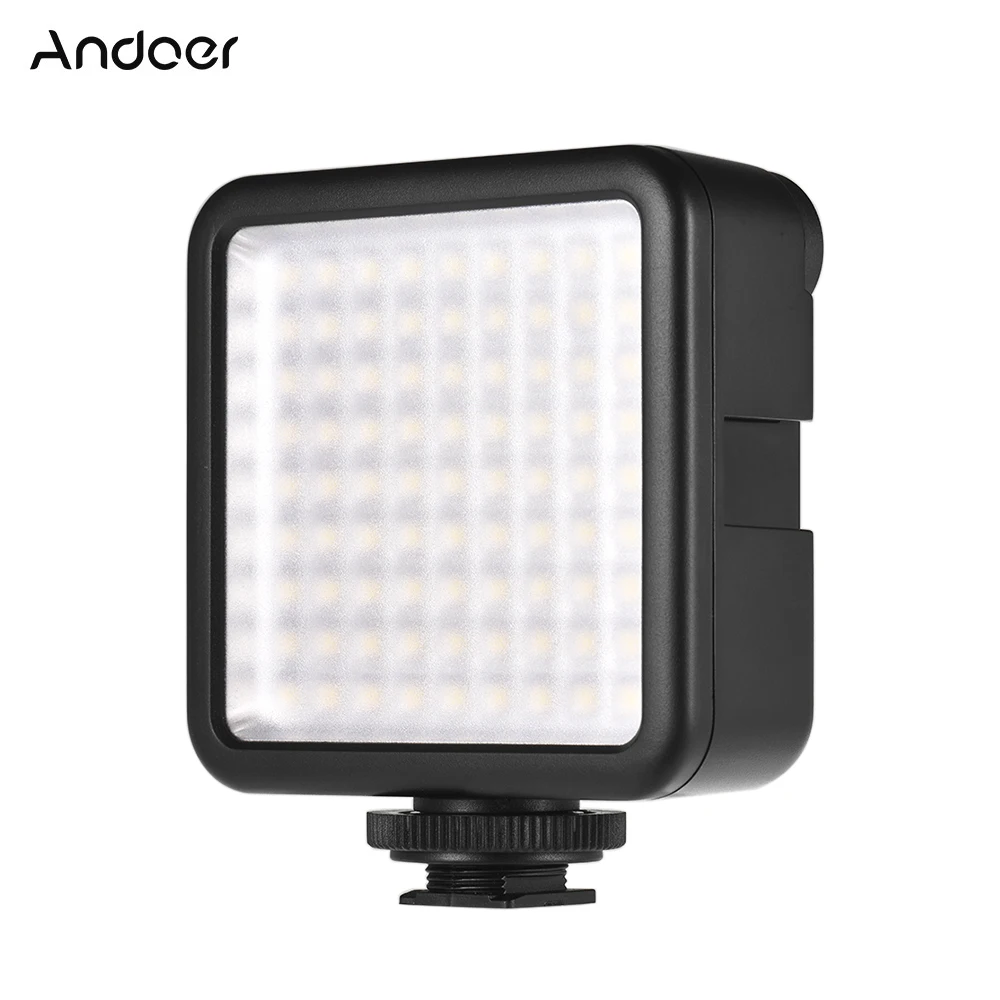 Andoer W81 Mini Camera LED Light Panel 6.5W 6000K Video Lamp w/ Shoe Mount Adapter for Zhiyun Stabilizer for Canon Nikon Sony
Andoer W81 Mini Camera LED Light Panel 6.5W 6000K Video Lamp w/ Shoe Mount Adapter for Zhiyun Stabilizer for Canon Nikon Sony