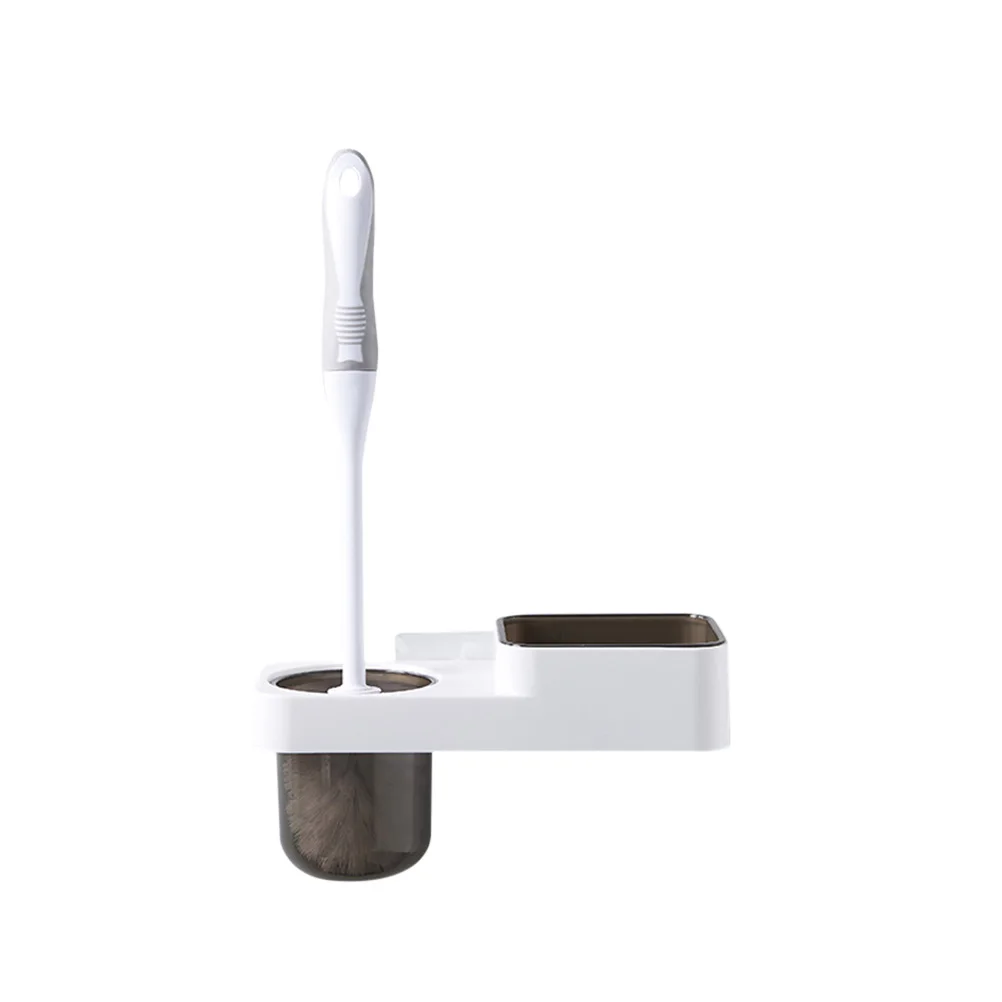 Portable Toilet Brush Set Wall-Mounted Toilet Cleaning Brush Holder Soap Dish Corner Shampoo Shelf Bathroom Accessories (Black)
Portable Toilet Brush Set Wall-Mounted Toilet Cleaning Brush Holder Soap Dish Corner Shampoo Shelf Bathroom Accessories (Black)