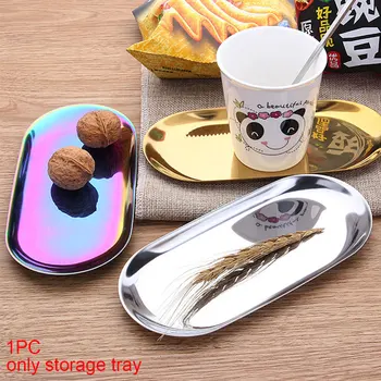 Nordic Style Metal Organizer Jewelry Storage Serving Decoration Platter Tray Fruit Plate Snack Dish Stainless Steel Oval Home
Nordic Style Metal Organizer Jewelry Storage Serving Decoration Platter Tray Fruit Plate Snack Dish Stainless Steel Oval Home