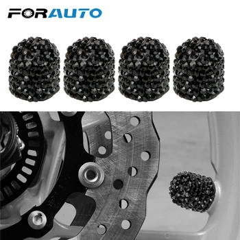 FORAUTO 4 piece/lot Car Wheel Tyre Stem Air Caps Diamond Shining Dustproof Caps Soft Clay Rhinestone Car Tire Valve Caps Plastic
FORAUTO 4 piece/lot Car Wheel Tyre Stem Air Caps Diamond Shining Dustproof Caps Soft Clay Rhinestone Car Tire Valve Caps Plastic