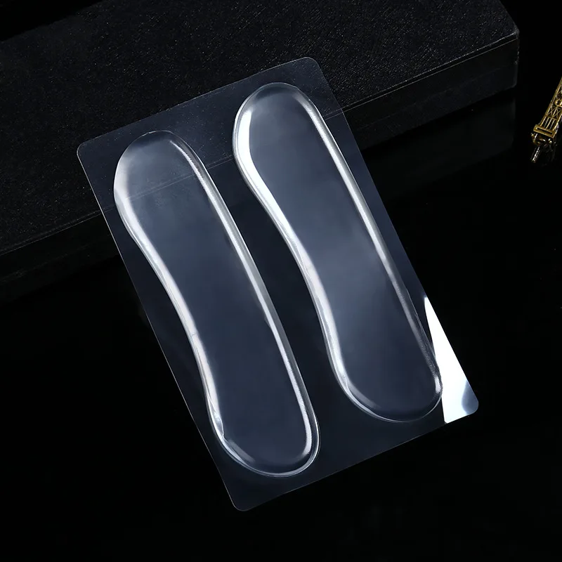 1pair Silicone Gel Heel Cushion Protector Foot Feet Care Shoe Insert Pad Shoes Accessories Comfortable soft Anti-Slippery Insole
1pair Silicone Gel Heel Cushion Protector Foot Feet Care Shoe Insert Pad Shoes Accessories Comfortable soft Anti-Slippery Insole