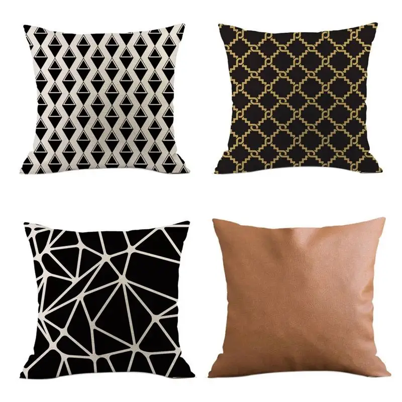 New-Pack of 4 Decorative Cushion Throw Pillow Covers Linen ,Modern Geometric Wave Patterns
New-Pack of 4 Decorative Cushion Throw Pillow Covers Linen ,Modern Geometric Wave Patterns
